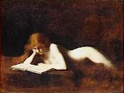 Jean-Jacques Henner La liseuse, china oil painting artist